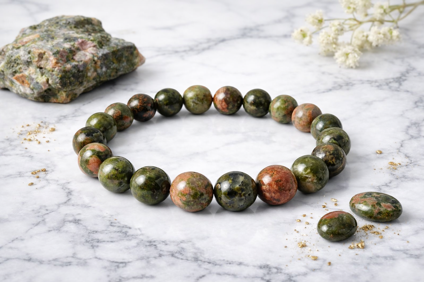 Bracelet Unakite