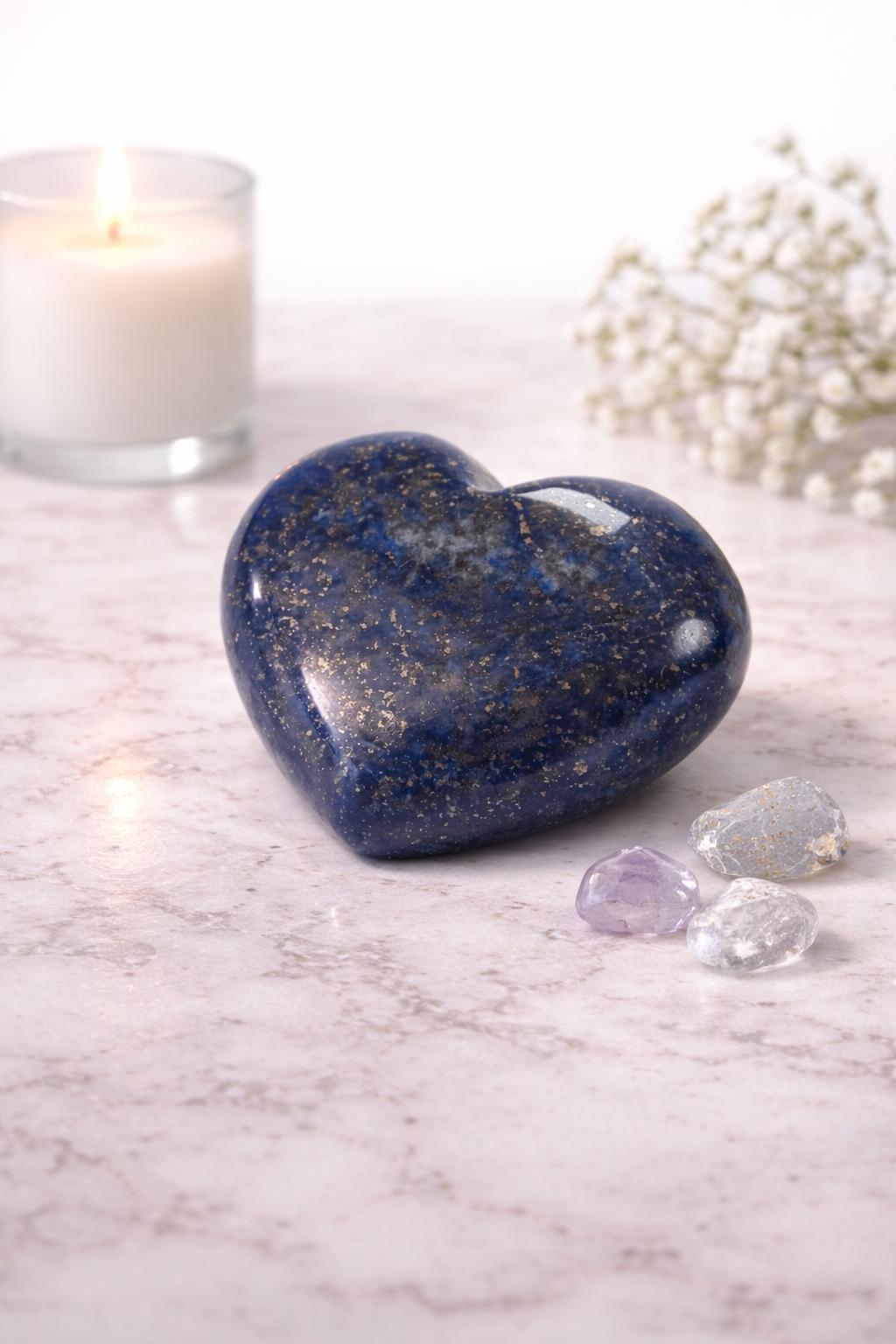 Galet Coeur Lapis-Lazuli