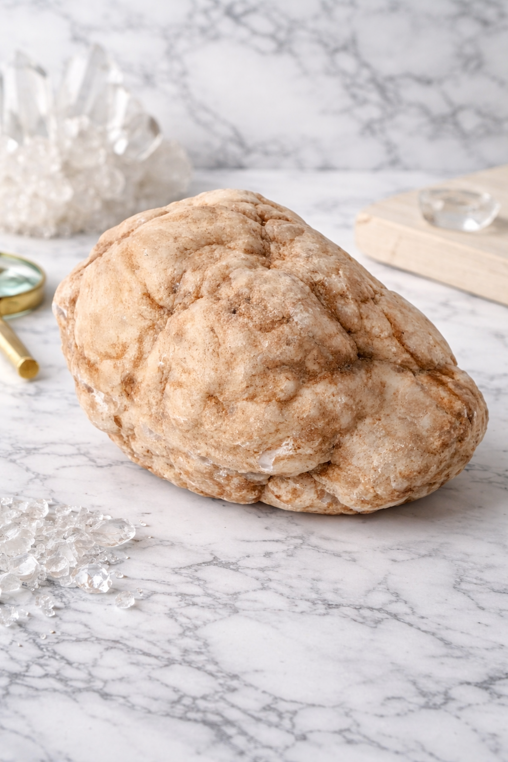 Géode de Cristal de Roche Refermable