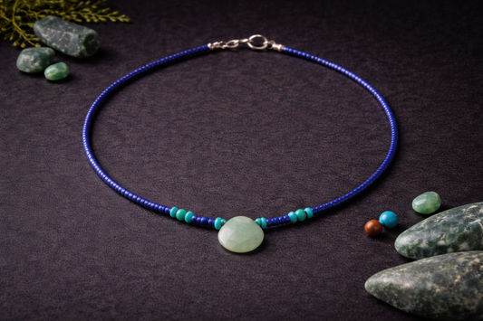 Bracelet lapis-lazuli & labradorite