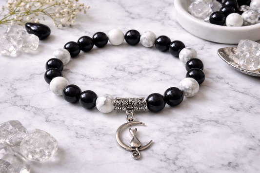 Bracelet Howlite & Onyx