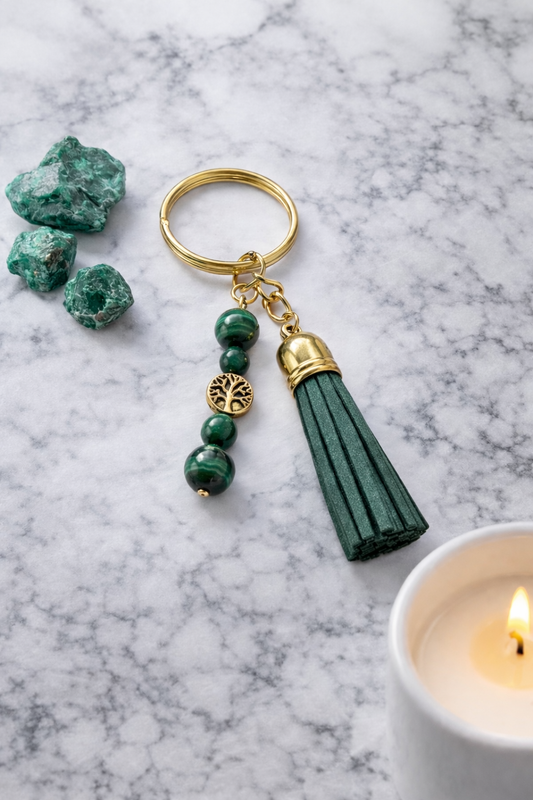 Porte-clefs Malachite