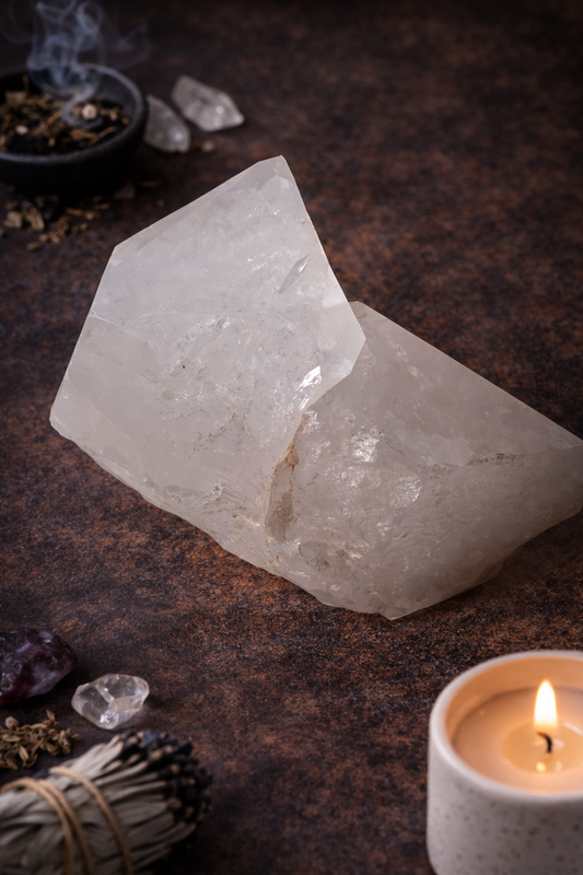 Amas cristal de roche