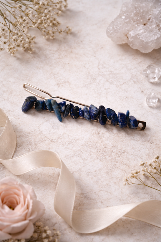 Barette Lapis-Lazuli